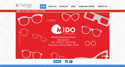 Desktop Screenshot of cnova-optical.com